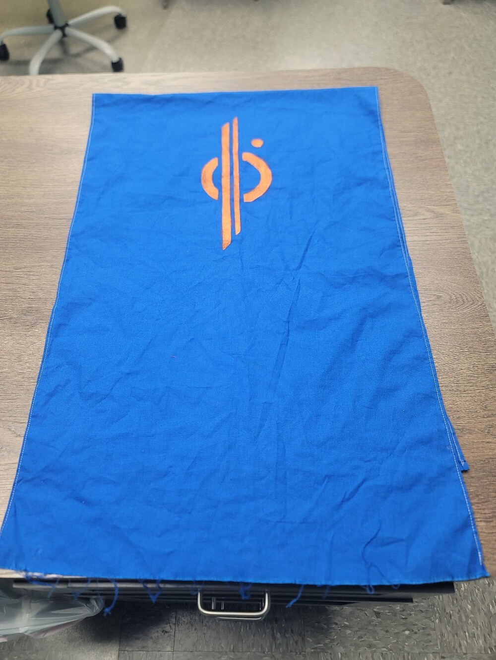 Star Wars Chandrila Star Line Logo Banner Blue Orange